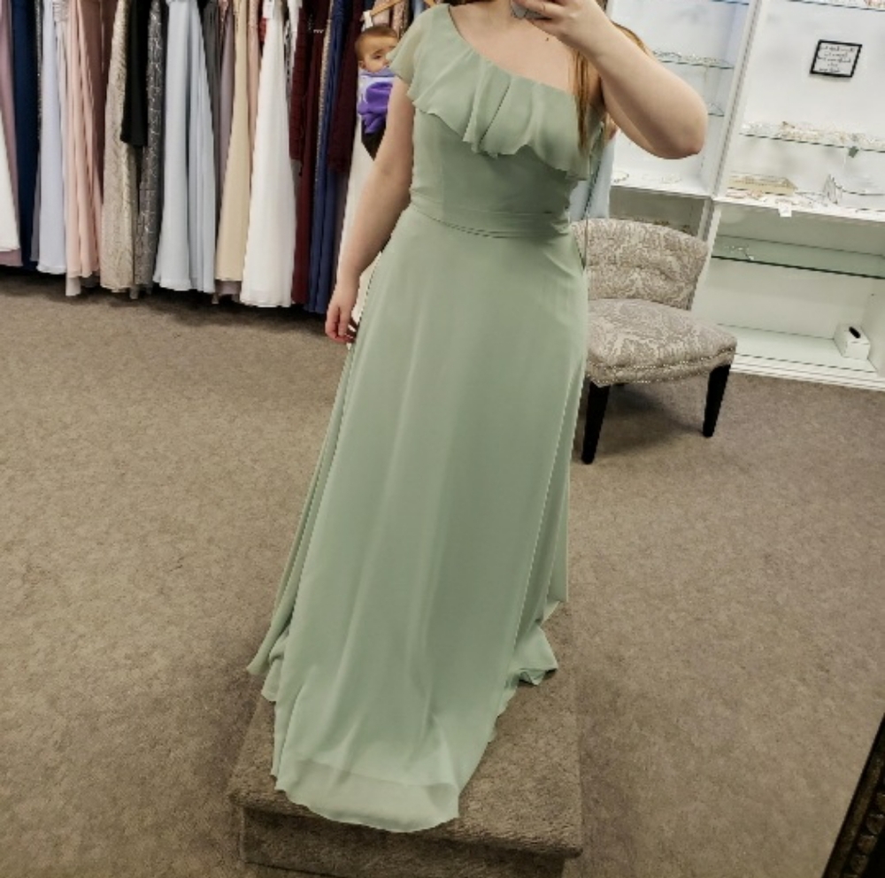 Gone! NWT Green Bridesmaid Dress - Picture 7 of 7